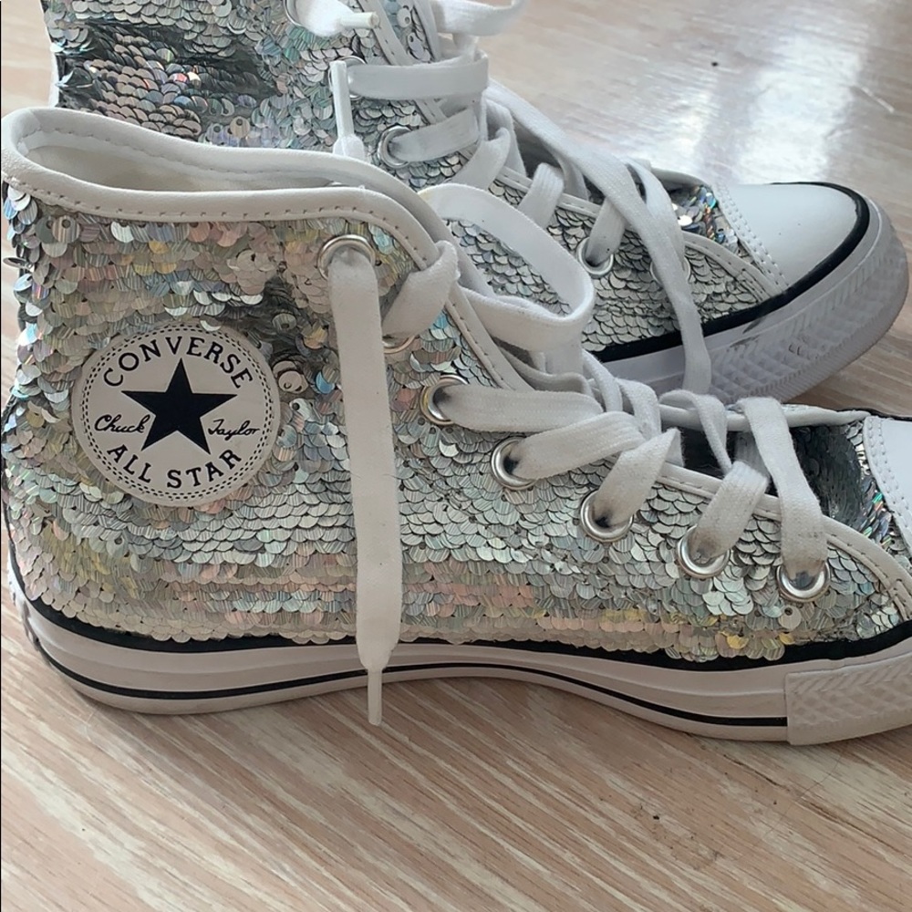 Sequined converse all stars